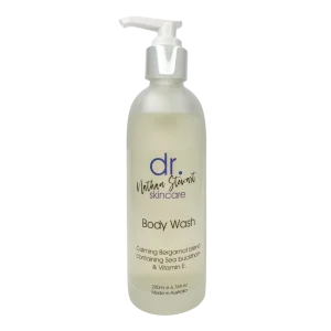 Dr Nathan Stewart All Natural Body Wash in a 200ml pump bottle, Australian made