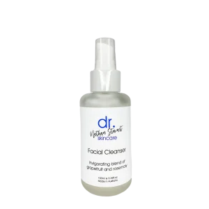 Dr Nathan Stewart Natural Facial Cleanser, a gentle natural face wash, 100ml bottle